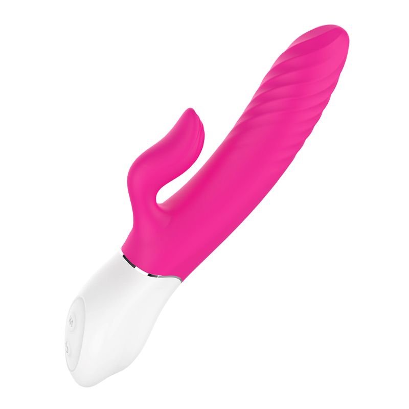 Lighter Thrusting Rabbit Vibrator Pink