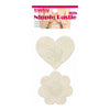 Lace Heart and Flower Nipple Pasties Twin Pk