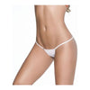 Clip Y Back Thong White