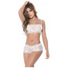 Lace 2 Pc Set White