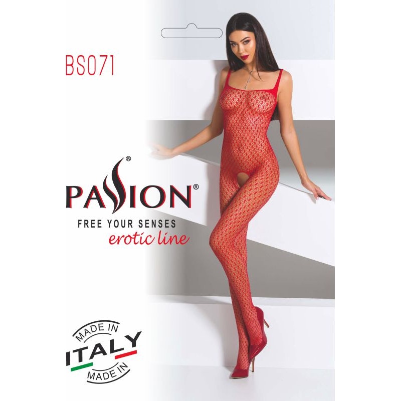 Bodystocking BS071 Red