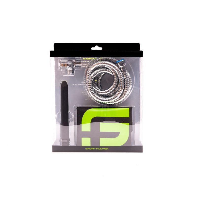 Sport Fucker Shower Kit Black 6in-SF-20331