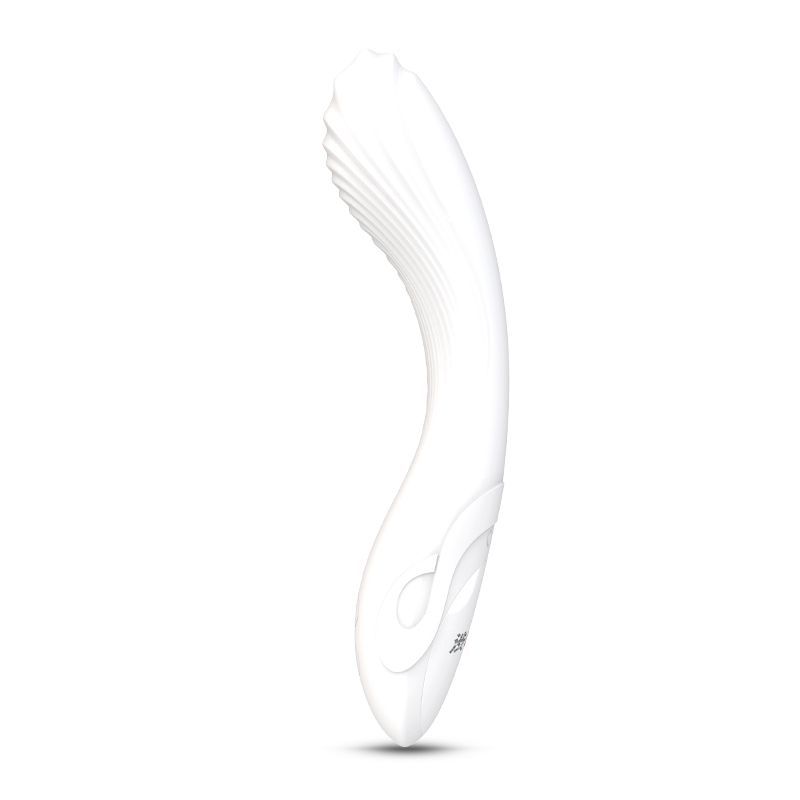 Flexible Bending Silicone Vibrator White