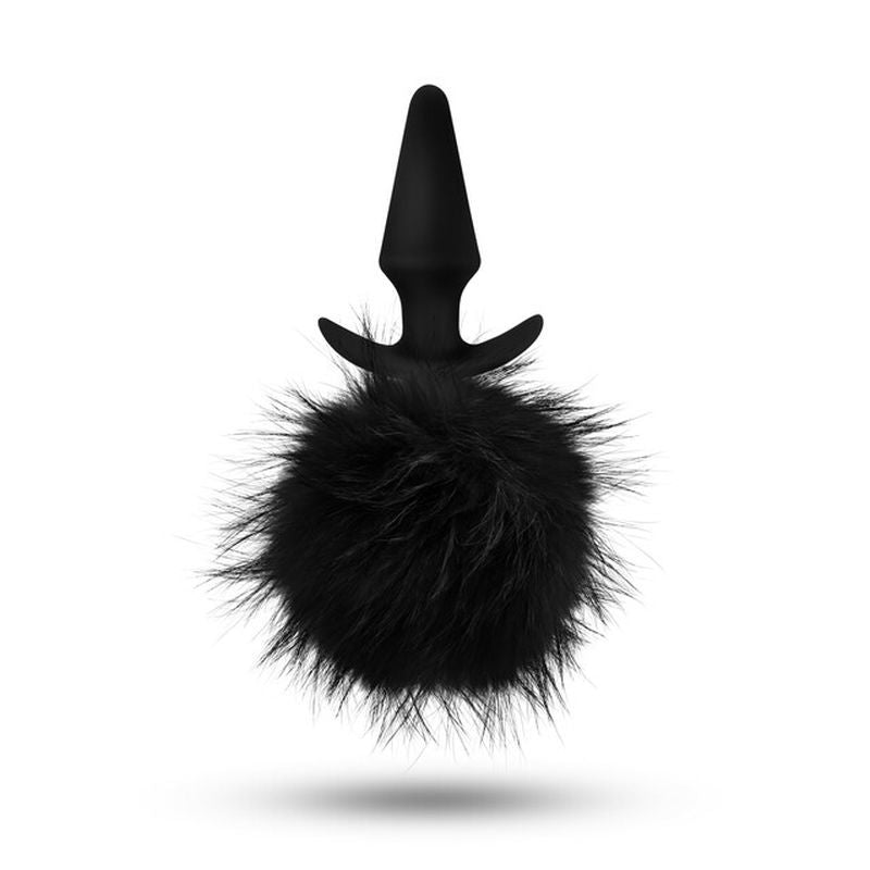 Anal Adventures Platinum Rabbit Tail Plug-BL-59225