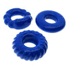 Bonemaker 3 Pc Cockring Set Pool Blue