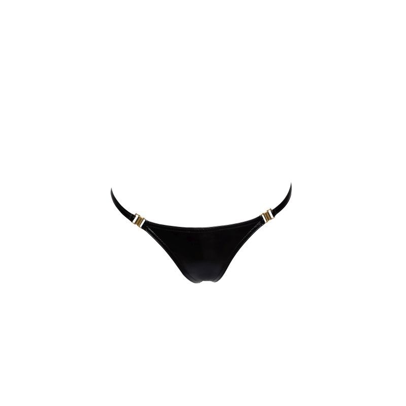 Power Wetlook Panty w Gold Clasp