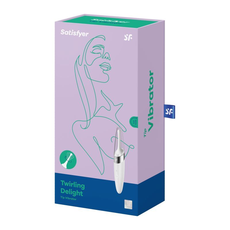 Satisfyer Twirling Delight Tip Stimulator White-4009711