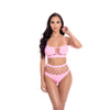 Neon Dreams 2 Pc Bra Set Pink