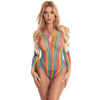 More Colour Long Sleeve Bodysuit Rainbow