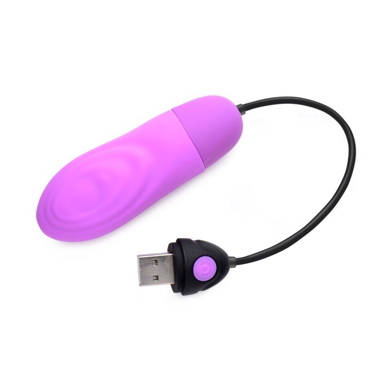 7X Pulsing Rechargeable Bullet Purple