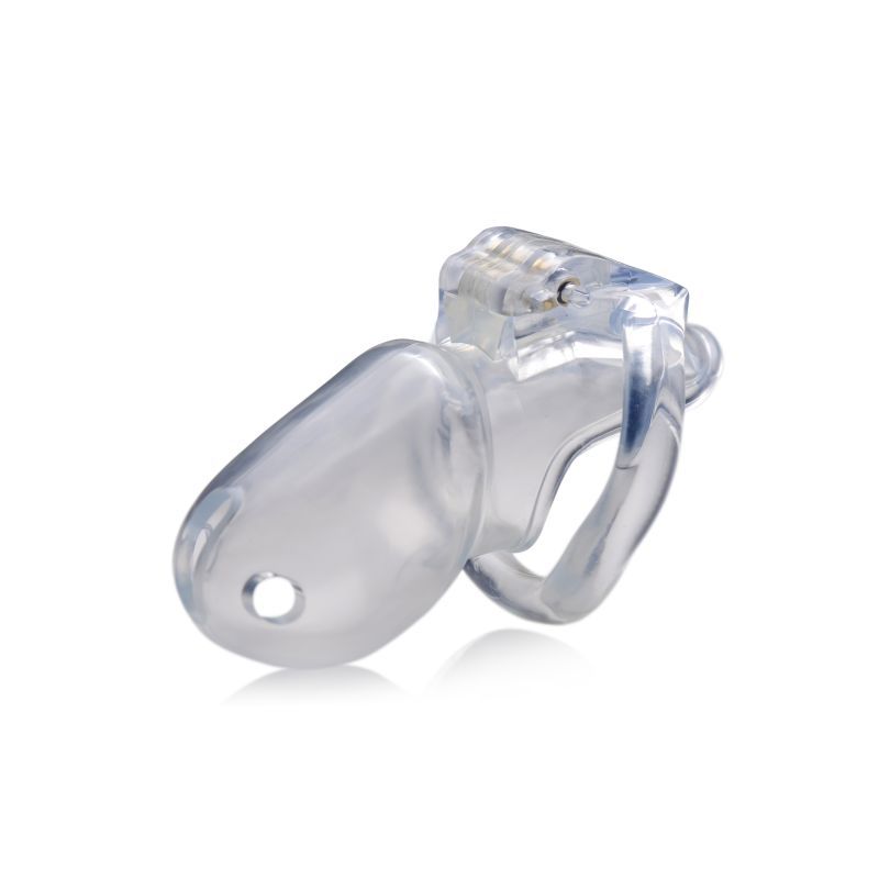 Clear Captor Chastity Cage Large