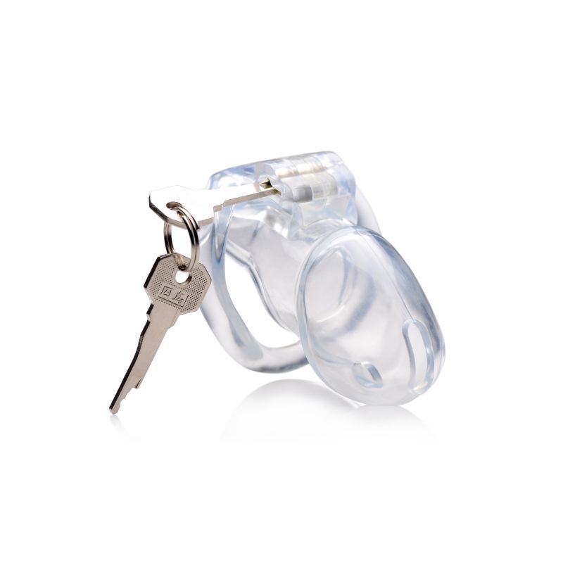 Clear Captor Chastity Cage Medium