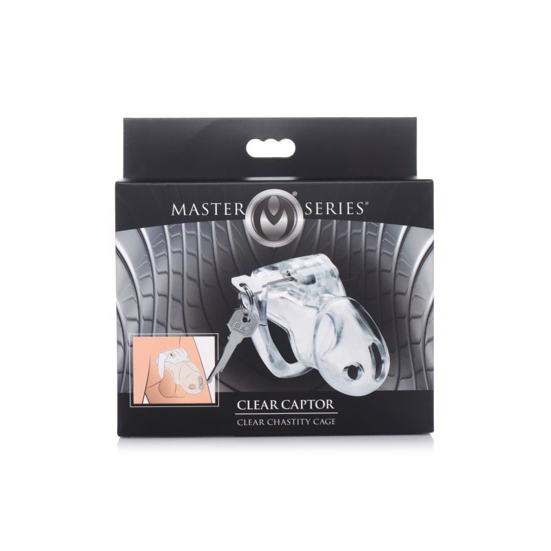 Clear Captor Chastity Cage Small