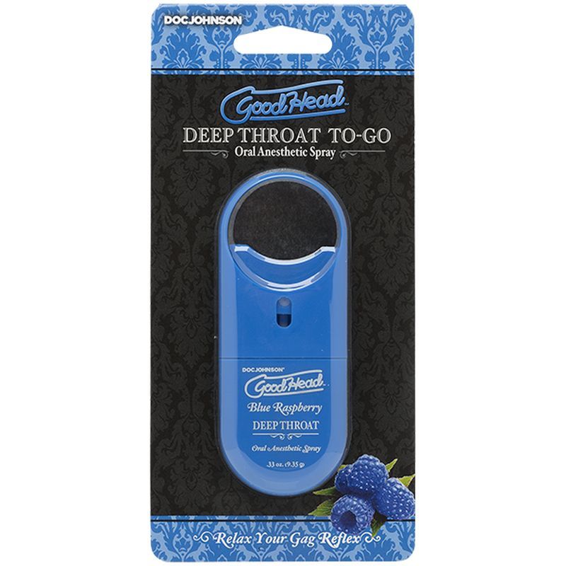 GoodHead To-Go Deep Throat Spray Blue Raspberry 9ml