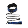 Whip Smart Diamond Collar and Leash Blue