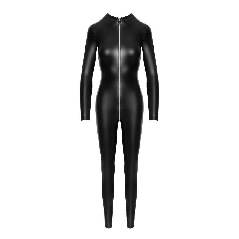 Power Wetlook Catsuit w Front Zipper