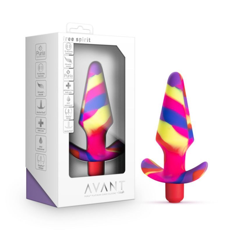 Avant Free Spirit Scarlet Silicone Butt Plug