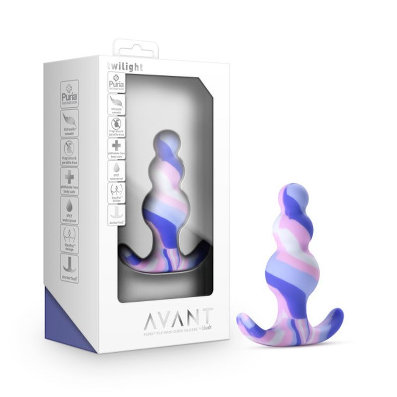 Avant Twilight Blue Silicone Butt Plug