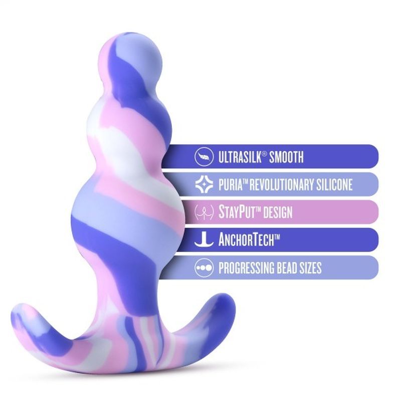 Avant Twilight Blue Silicone Butt Plug