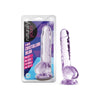 Naturally Yours 8" Crystaline Dildo Amethyst