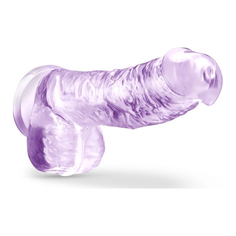 Naturally Yours 6" Crystaline Dildo Amethyst