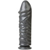 Bunker Buster 10.7in Anal Dildo Gun Metal