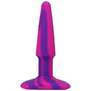 Groovy Silicone Anal Plug 4in Berry