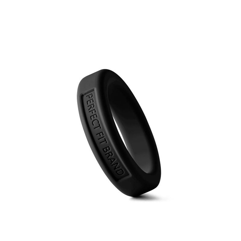 Classic Silicone Medium Stretch Penis Ring 36mm Black