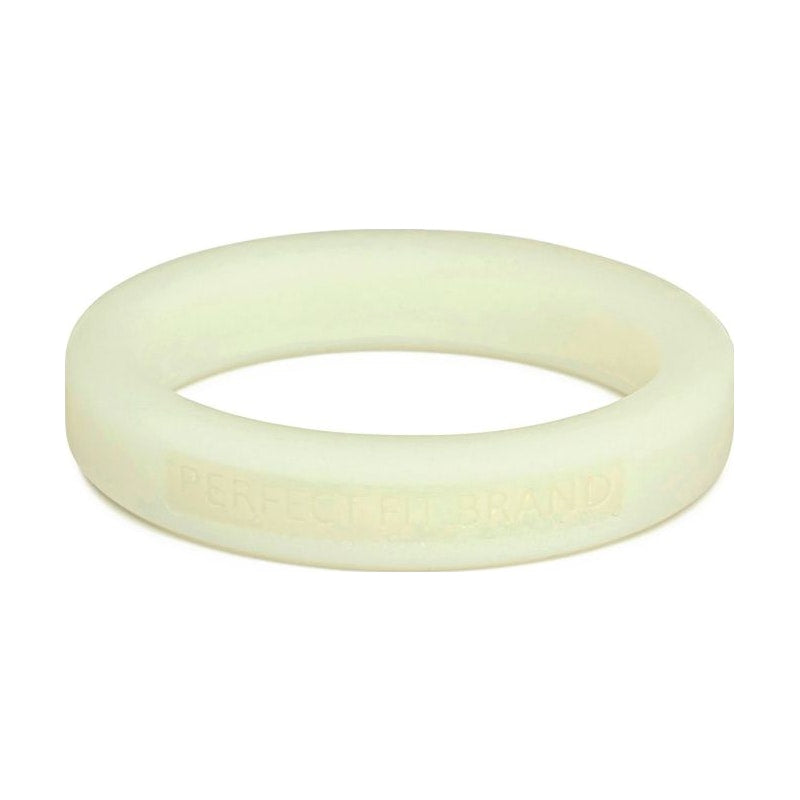 Classic Silicone Medium Stretch Penis Ring 44mm Glow In The Dark