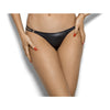 Stretch Wetlook G-String Black