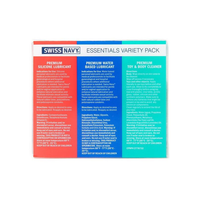 Swiss Navy Essentials Variety Pack