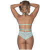 Mesh and Lace Teddy Turquoise