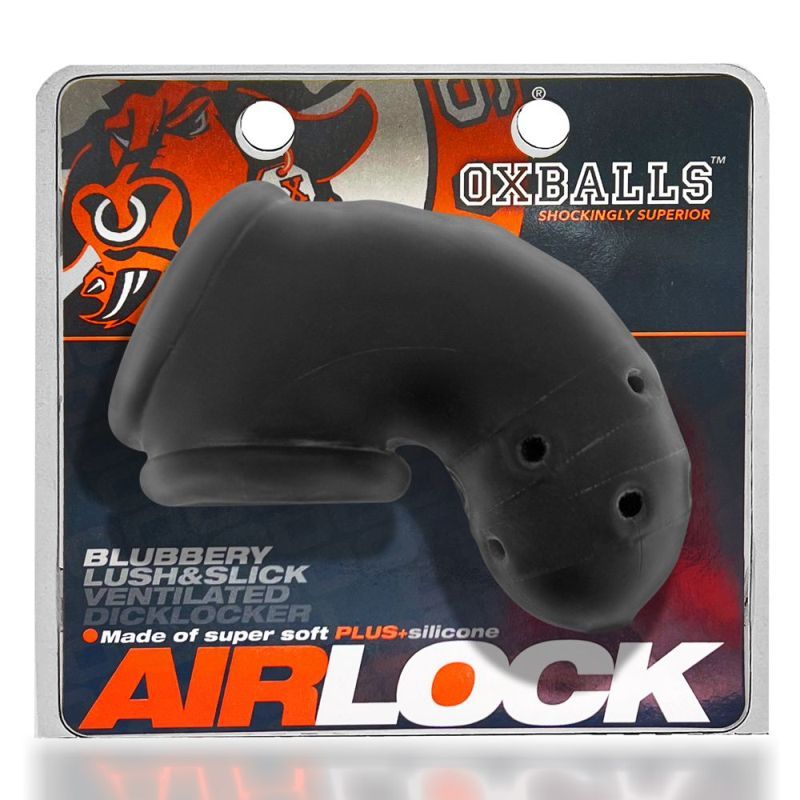 Airlock Air-Lite Vented Chastity Black Ice