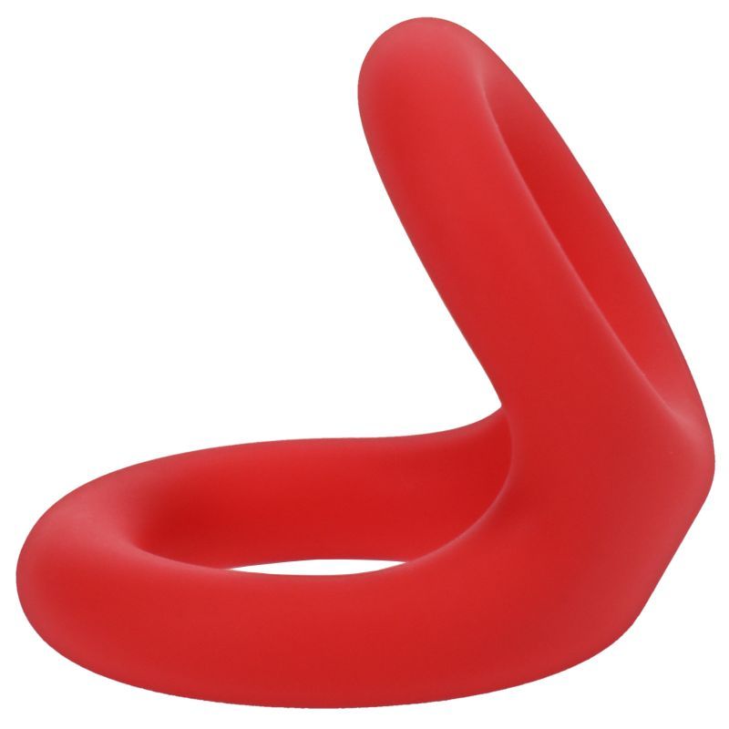 Uplift Silicone Cock Ring Crimson