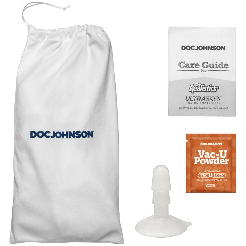 Codey Steele 8in Ultraskyn Cock w Removable Vac-U-Lock Suction Cup Vanilla