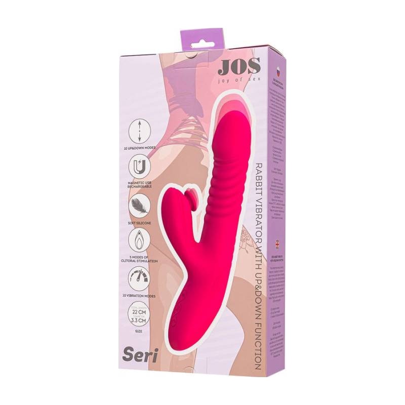 JOS Seri Thrusting Vibrator with Clitoral Stimulator