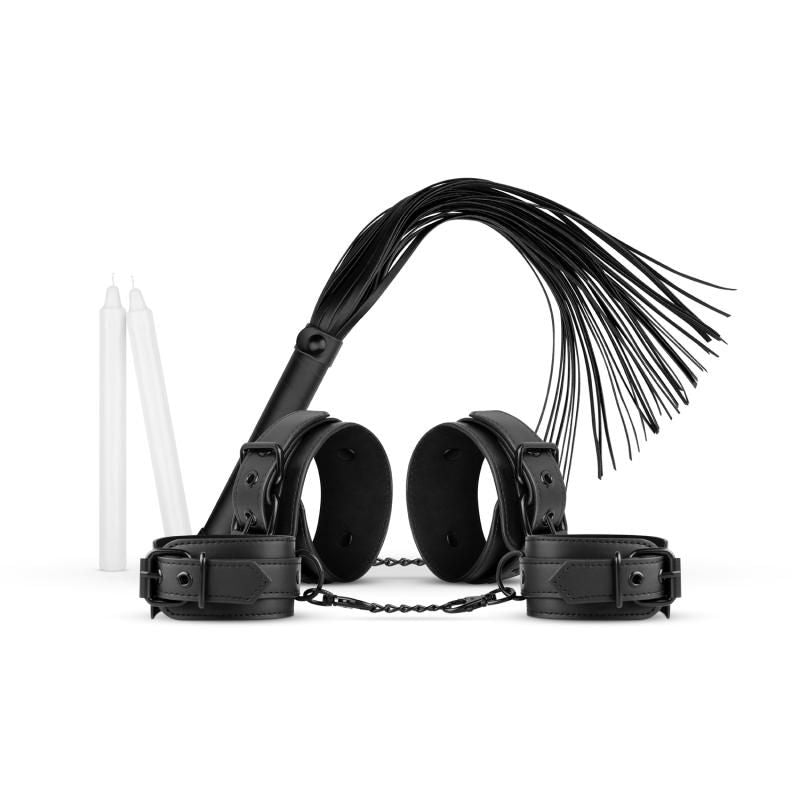 Kinky Bondage Set 5 Pc Black