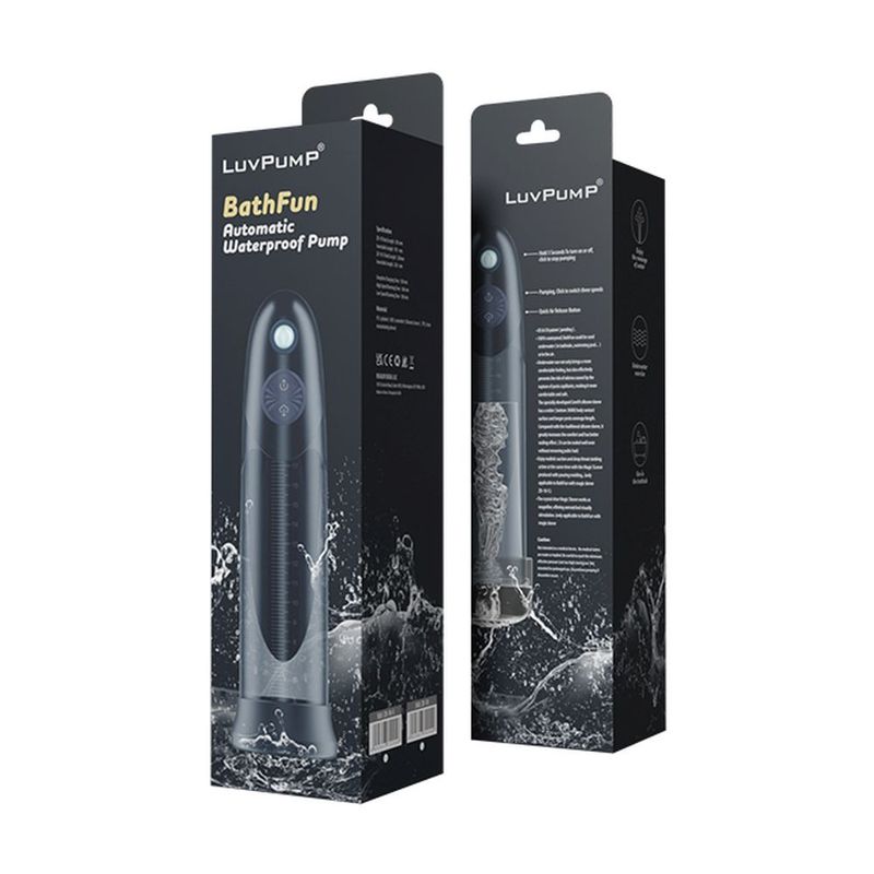 BathFun Automatic USB Waterproof Penis Pump�w Magic Sleeve