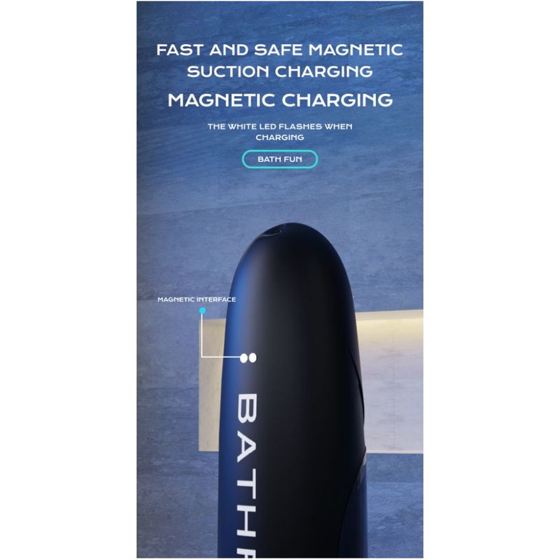 BathFun Automatic USB Waterproof Penis Pump�w Magic Sleeve