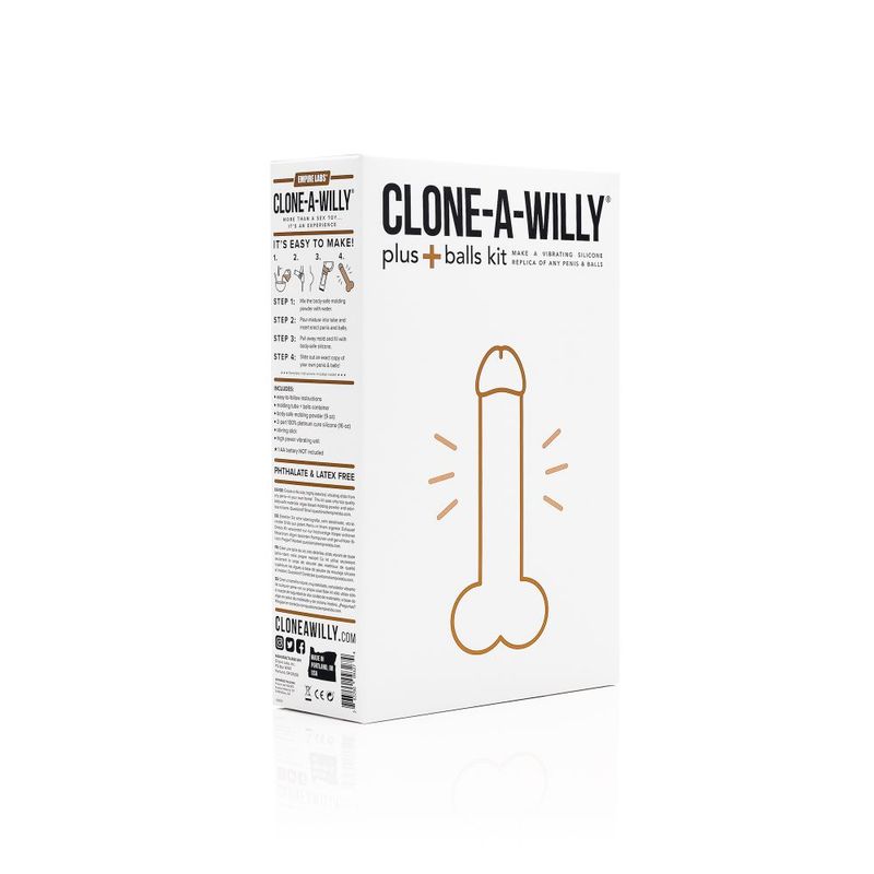 Clone a Willy Plus Balls Kit Medium Skin Tone