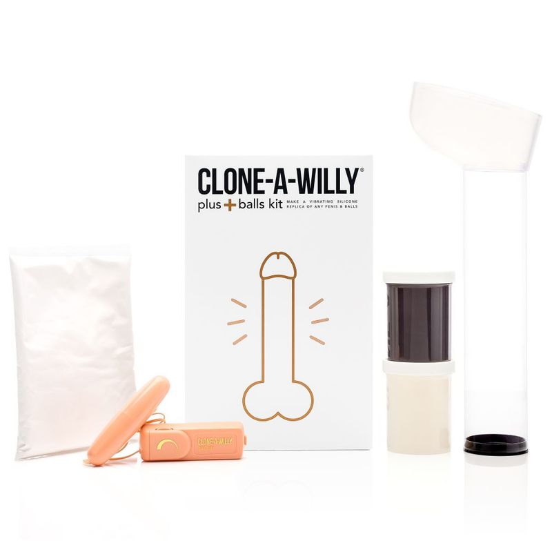 Clone a Willy Plus Balls Kit Dark Skin Tone