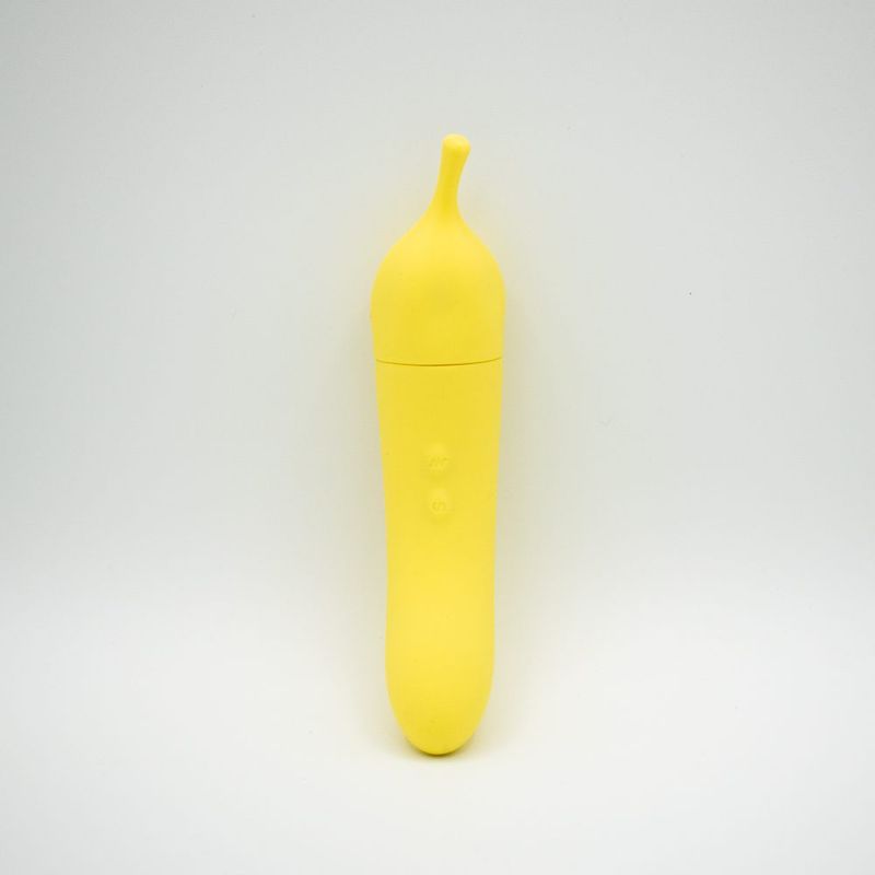 Banana Cream Air Pulse G-Spot Vibrator