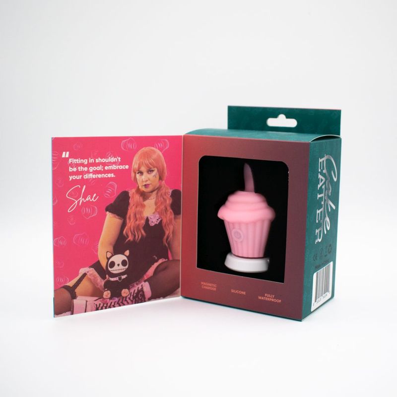 Cake Eater Clit Flicker Stimulator Pink