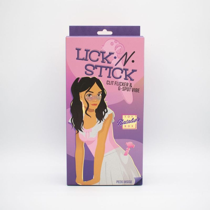 Lick N Stick Clit Flicker G-Spot Vibrator