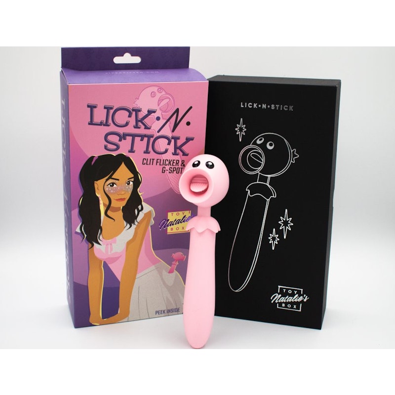 Lick N Stick Clit Flicker G-Spot Vibrator