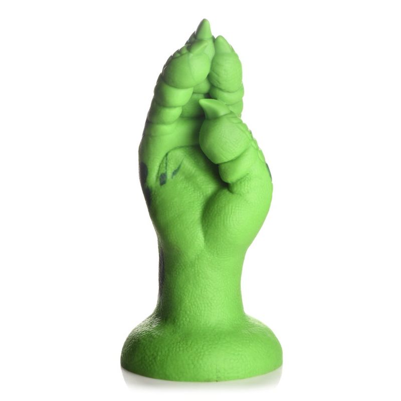 Raptor Claw Fisting Silicone Dildo-AH469-Green