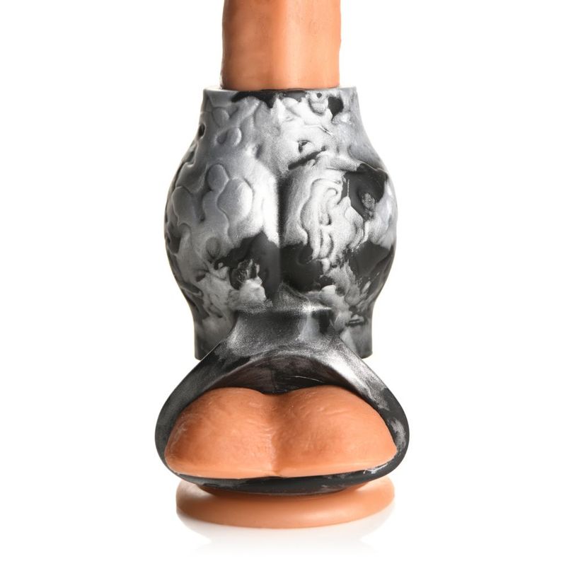 Night Prowler Silicone Penis Sleeve + Ball Stretcher