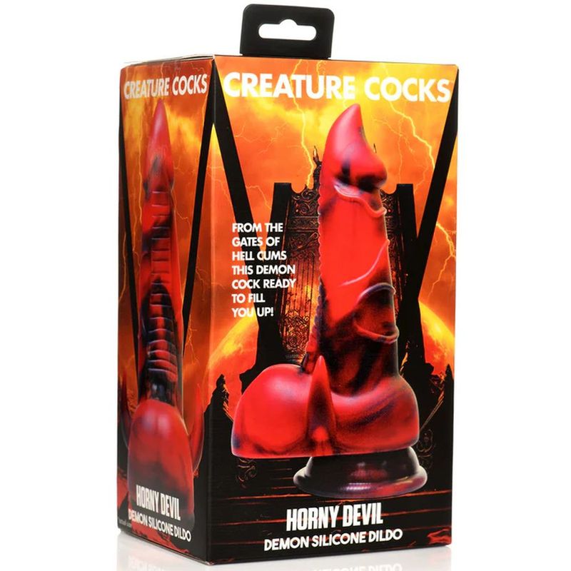 CC Horny Devil Demon Silicone Dildo