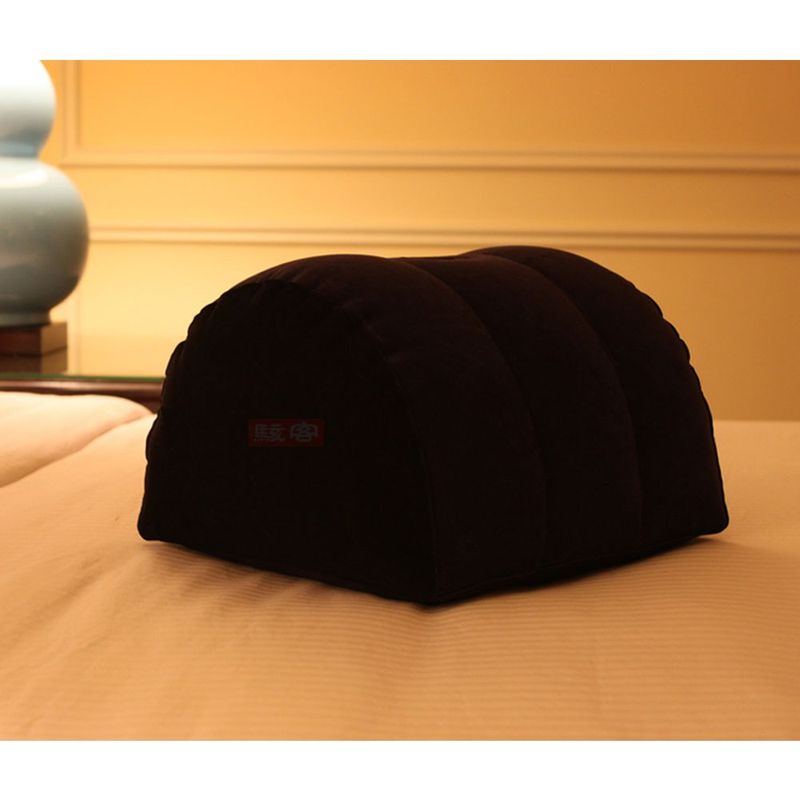 Inflatable Sex Positioning Half Dome Cushion with Toy Holder-PF3103