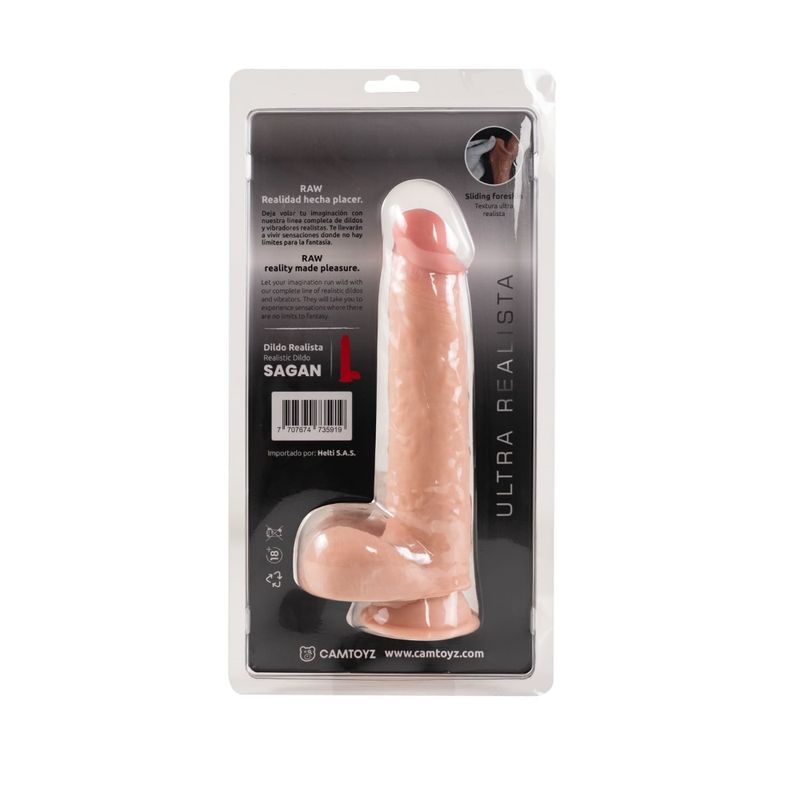 Raw Ultra Realistic Dildo Sagan Medium-CT-JDI-109-SAGAN-M